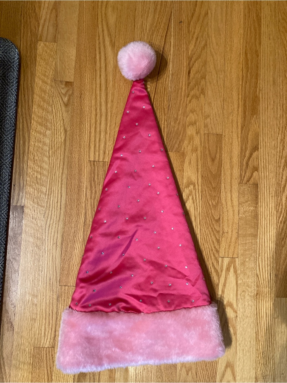Victoria’s Secret Santa hat with rhinestones